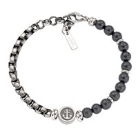 Bracciale Amen Uomo Metropolitan in Acciaio Onice ACBR116 - ACBR116